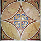 Фрагмент напольной мраморной мозаики