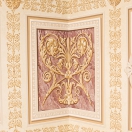Орнаментальное панно, имитирующее ткань XVIII в.