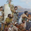 Фрина на празднике Посейдона в Элевсине