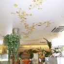 Сакура. Фрагмент росписи потолка спальни