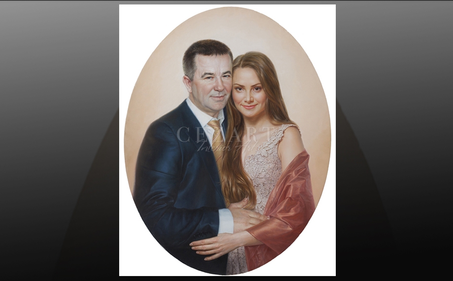 Семейный портрет Марина и Олег